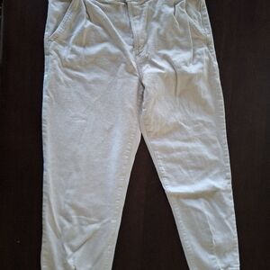 Sezane Manu Trousers Sz 10 in Ecru